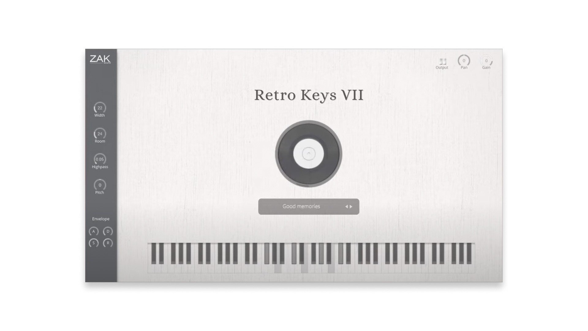 zaksound retro keys